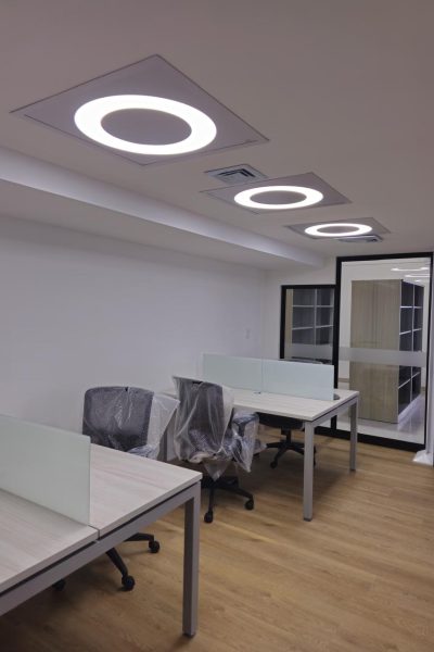 Instalación eléctrica y adecuación de iluminación en biblioteca institucional moderna – Proyecto Biblioteca Eduardo Albán Holguín 2